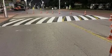 2024’te 81 bin m2 yol çizgisi çizildi