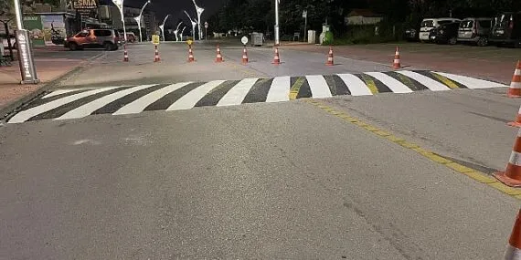 2024’te 81 bin m2 yol çizgisi çizildi