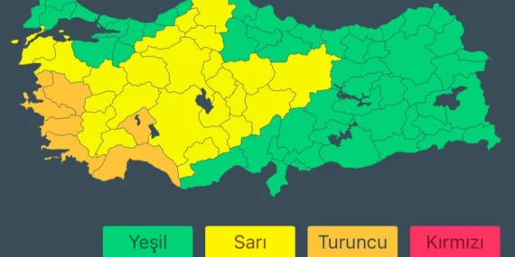 6 ilde 'turuncu uyarı'sı İçişleri'nden geldi