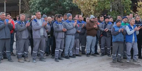 Başkan Topaloğlu belediye personelinin yeni yılını kutladı