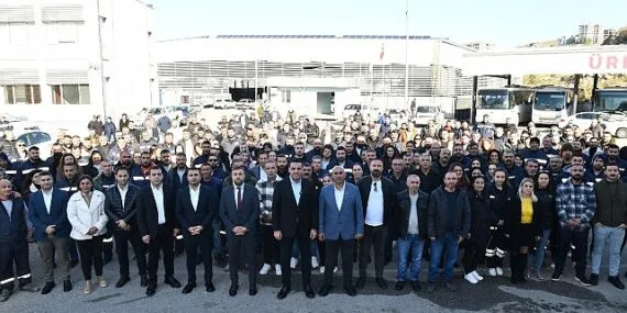 Başkan Yıldız, Mesai Arkadaşlarının Yeni Yılını Kutladı