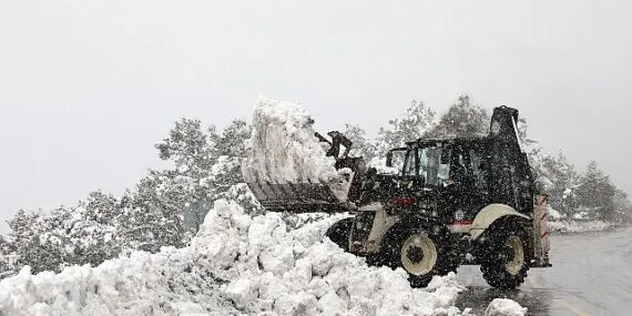Beyaza Bürünen Muğla’da Yollar Ulaşıma Açıldı