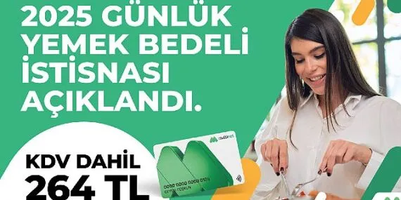 Çalışanların günlük yemek ücreti 2025’te yüzde 10 KDV dahil 264 TL olacak
