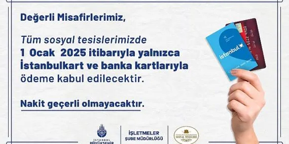 İBB Sosyal Tesisleri ile Beltur’da kartlı ödeme dönemi