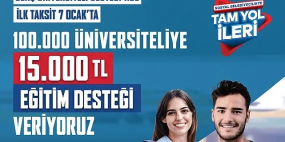İBB’nin üniversiteli öğrencilere verdiği ‘Genç Üniversiteli Eğitim Desteği” başvuruları sonuçlandı.