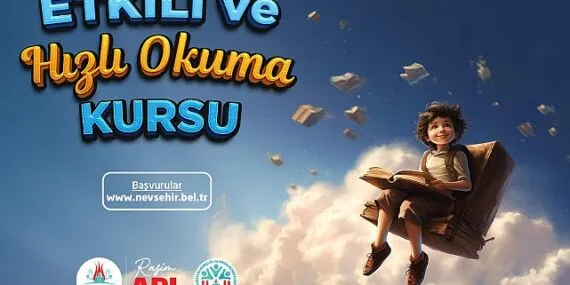 Nevşehir’de Etkili Ve Hızlı Okuma Kursu Açılacak