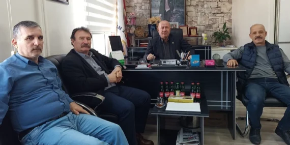 Aladdin Öztürk’ten Ziraat Odası’na ziyaret