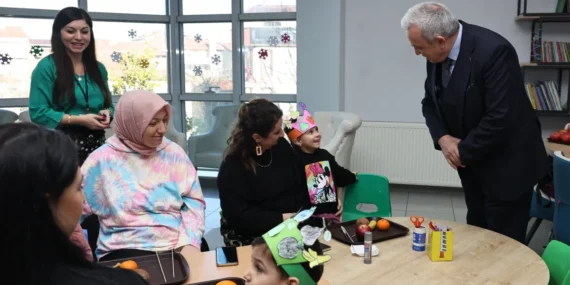 Başkan Özdemir'den Çalı Kadın ve Çocuk Akademisi'ne ziyaret