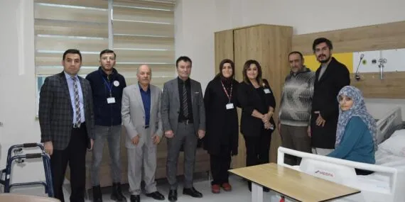 Bayburt Devlet Hastanesi Engelli Hastalarını Unutmadı