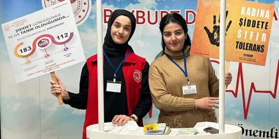 Bayburt’ta Kadına Şiddete Karşı Farkındalık Standı Açıldı