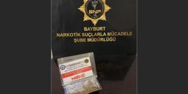 Bayburt'ta Uyuşturucu Operasyonu, 2 Kişi Gözaltına Alındı
