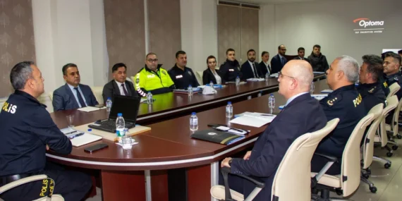 Bilecik İl Emniyet Müdürlüğü'nde değerlendirme toplantısı düzenlendi