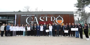 Bursa İnegöl'de Başkan Taban gastronomi şampiyonlarını ağırladı