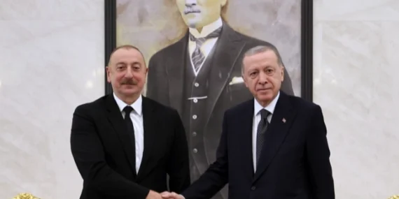 Cumhurbaşkanı Erdoğan mevkidaşı Aliyev'le görüştü