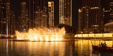 Dubai'deki ilk seferine ışıklar altında kutlama