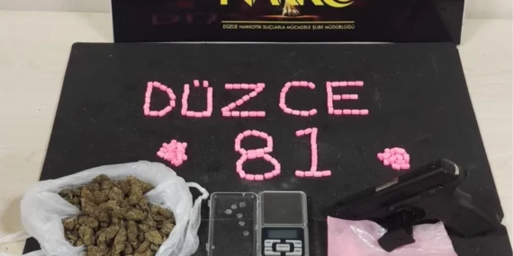 Düzce'de uyuşturucuya 2 tutuklama!