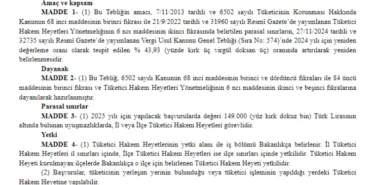 Tüketicileri ilgilendiren haber... Parasal sınırlar yükseltildi!