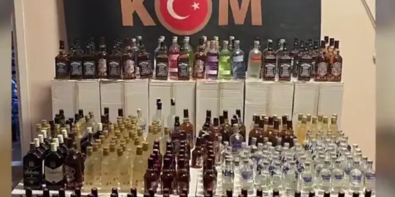 Bursa'da binlerce litre sahte alkole Çengel! 2 tutuklama