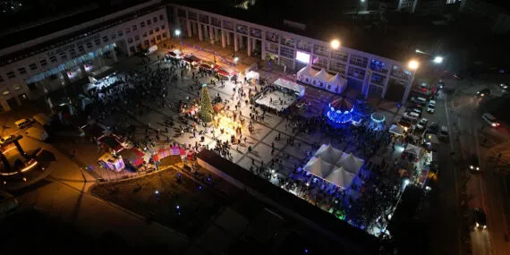 Bursa Nilüfer'de Yeni Yıl Festivali'nde eğlence tam gaz