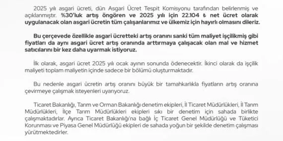 Ticaret'ten 'açgözlü'lüğe karşı uyarı!