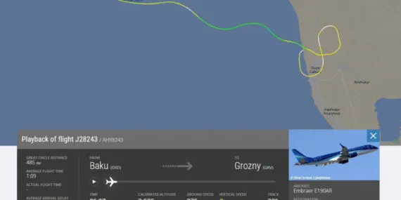 Kazakistan'da uçak düştü!