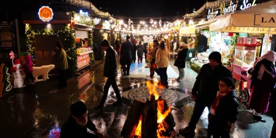 İstanbul Beylikdüzü'de kış festivali başladı