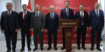 Konya Bakan Kurum'u ağırladı!