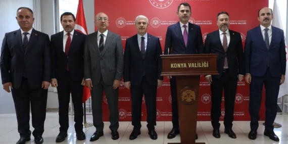 Konya Bakan Kurum'u ağırladı!