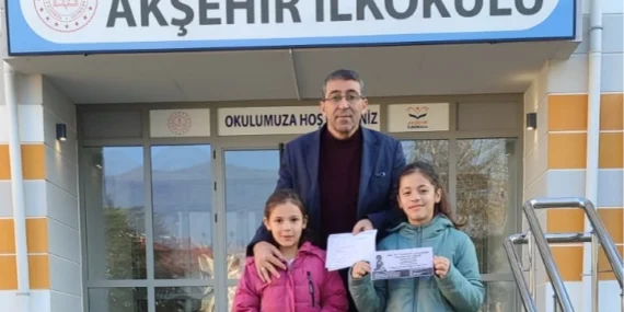 Konya'da Akşehir İlkokulu'nda anlamlı yardım kampanyası