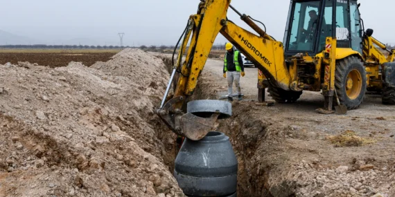 Malatya Yazıhan'ın altyapı çalışmalarında sona gelindi