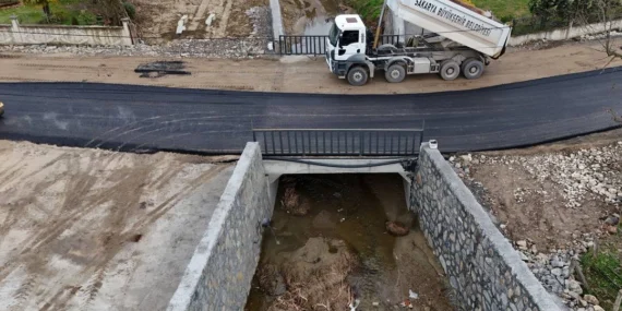 Sakarya'da sel ile taşkınlara menfez ve taş duvarlı önlem