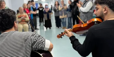Sakarya'dan hastalara mini konser morali
