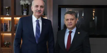 Kurtulmuş'tan Üsküp'te KGK heyetine önemli açıklamalar: Her zaman barış perspektifine