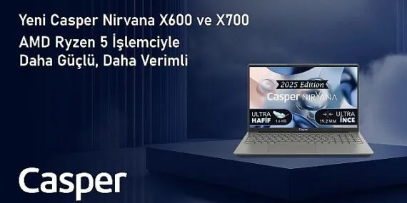 AMD Ryzen 5 İşlemciyle Güçlendirilen Casper Nirvana X600 ve X700 Performansta Çığır Açıyor haberi