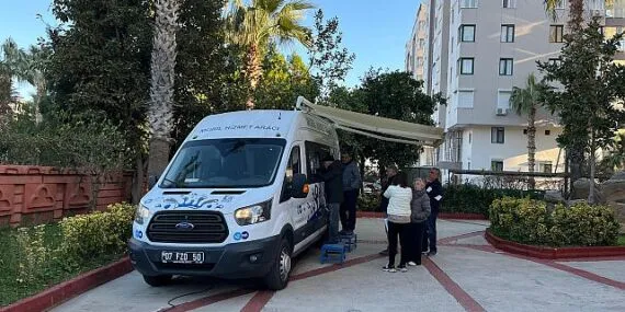 ASAT mobil hizmet aracıyla vatandaşın ayağına hizmet haberi