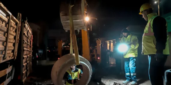 Ada Hayat’ın yağmur suyu altyapısının ilk etabı tamamlandı haberi