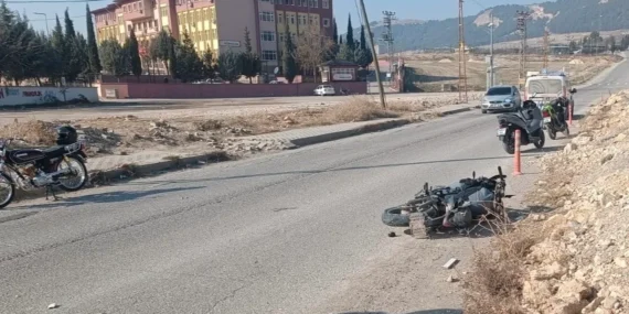 Adıyaman’da motosiklet kazası: Sürücü ağır yaralı haberi