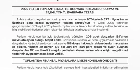 Aldatıcı ve yanıltıcı reklamlara geçit yok! haberi