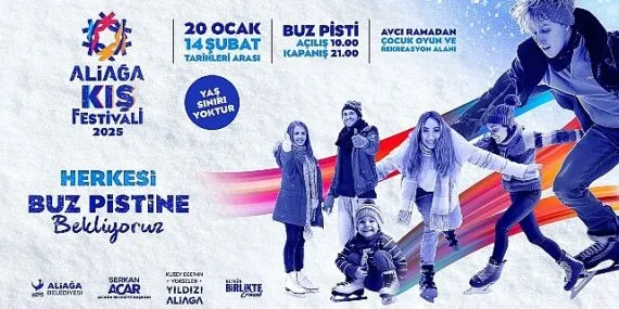Aliağa’da Ücretsiz Buz Pateni Keyfi Başlıyor haberi