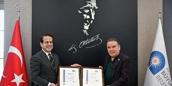 Antalya Büyükşehir Belediyesi'ne ISO 50001 belgesi teslim edildi haberi