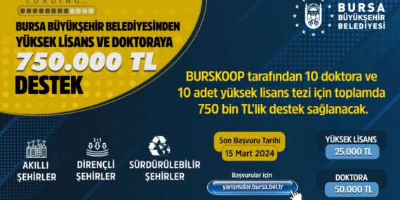 BURSKOOP'un 'Lisansüstü Tez Destek Programı' sonuçlandı haberi