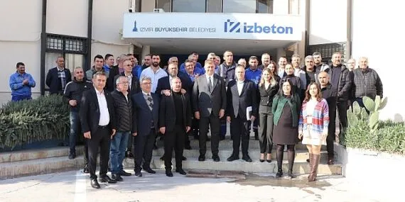 Başkan Tugay İZBETON işçileriyle buluştu  2025’in yol haritası çizildi haberi