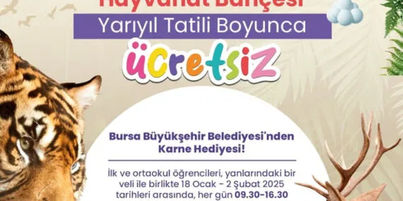 Bursa Büyükşehir'den çocuklara karne hediyesi haberi