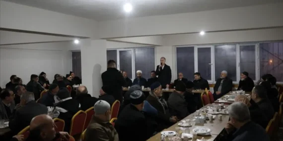 Bursa İnegöl'de Bereket Sofrası Malazgirt Camiinde Kuruldu haberi