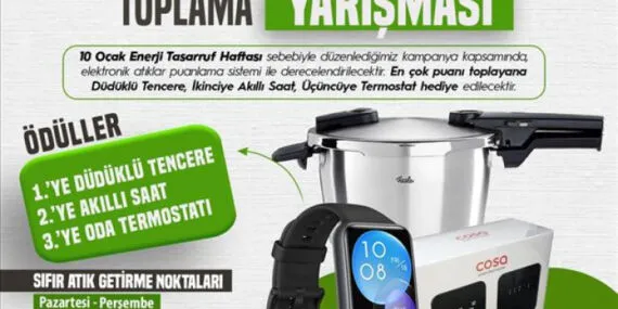 Bursa İnegöl'de elektronik atık toplama yarışması başladı haberi