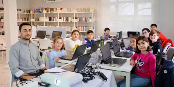 Bursa Mudanya'da çocuklara 'robotik' öğreti haberi