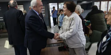 Bursa Nilüfer’de huzurevi sakinlerinden yeni yıla keyifli karşılama