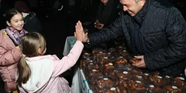 Bursa Nilüfer’den kandil simidi ikramı haberi