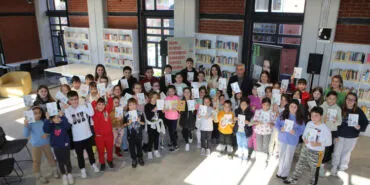 Bursa Nilüferli çocukların keyifli kütüphane buluşması haberi
