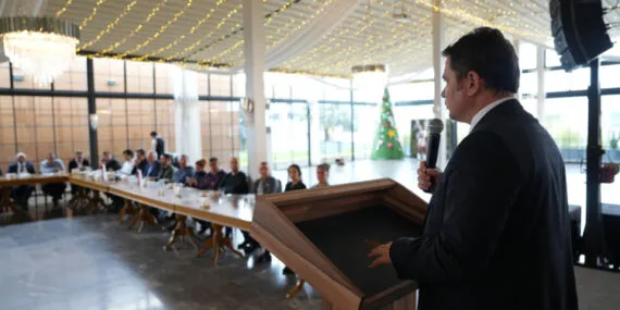 Bursa Osmangazi'de Başkan Aydın iş insanları ile buluştu haberi